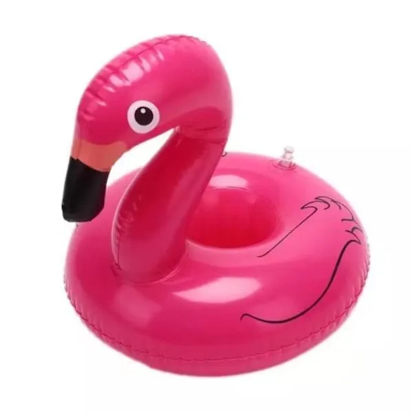 Boia Porta Copo Flamingo Rosa 1
