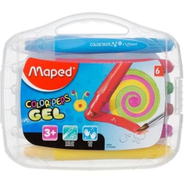 Crayones gel acuarelables x6 unidades Maped (1)