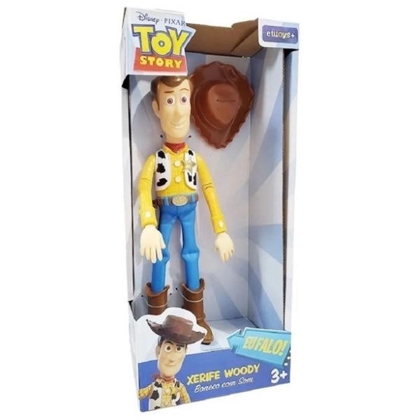 Boneco Toy Story Woody Xerife com Som Etilux (1)